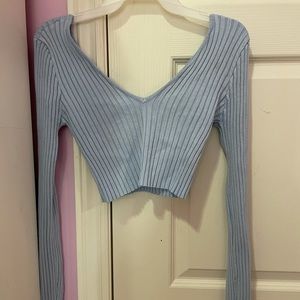 Fashion Nova Long Sleeve Crop top